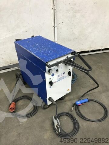 MIG MAG welding machine, shielding gas welder, MIG MAG welding power source with power transformer MESSER LINCOLN MagStar 18