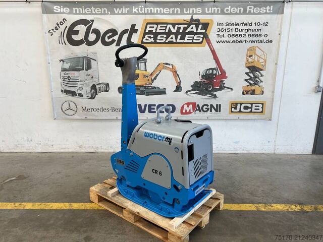 Compactor Weber CR 6 WSA Rüttelplatte / Hatz-Diesel / 428 kg / NEU