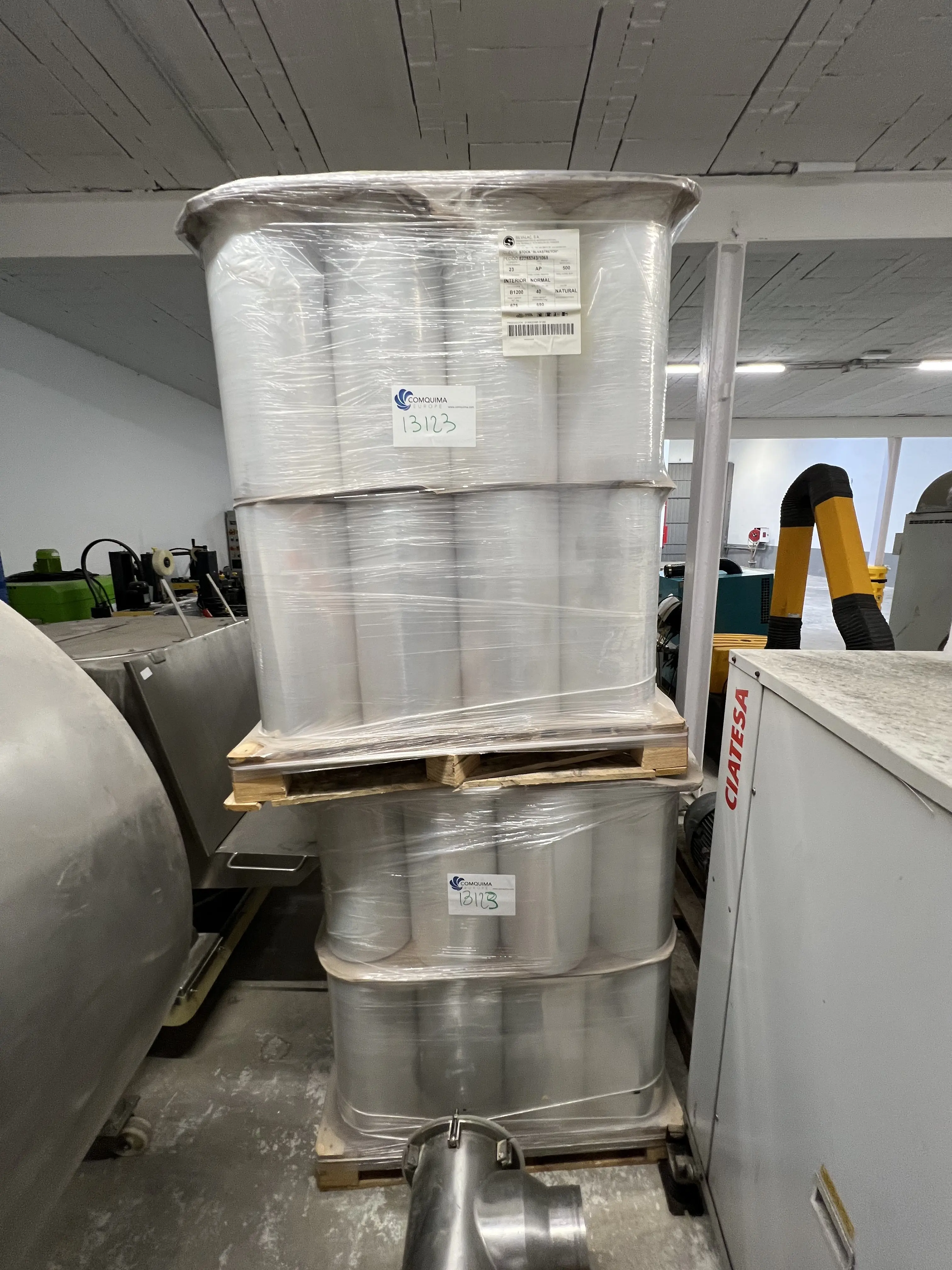PALETTE DE 40 ROULEAUX DE SILVALAC B1200 RÉTRACTABLE