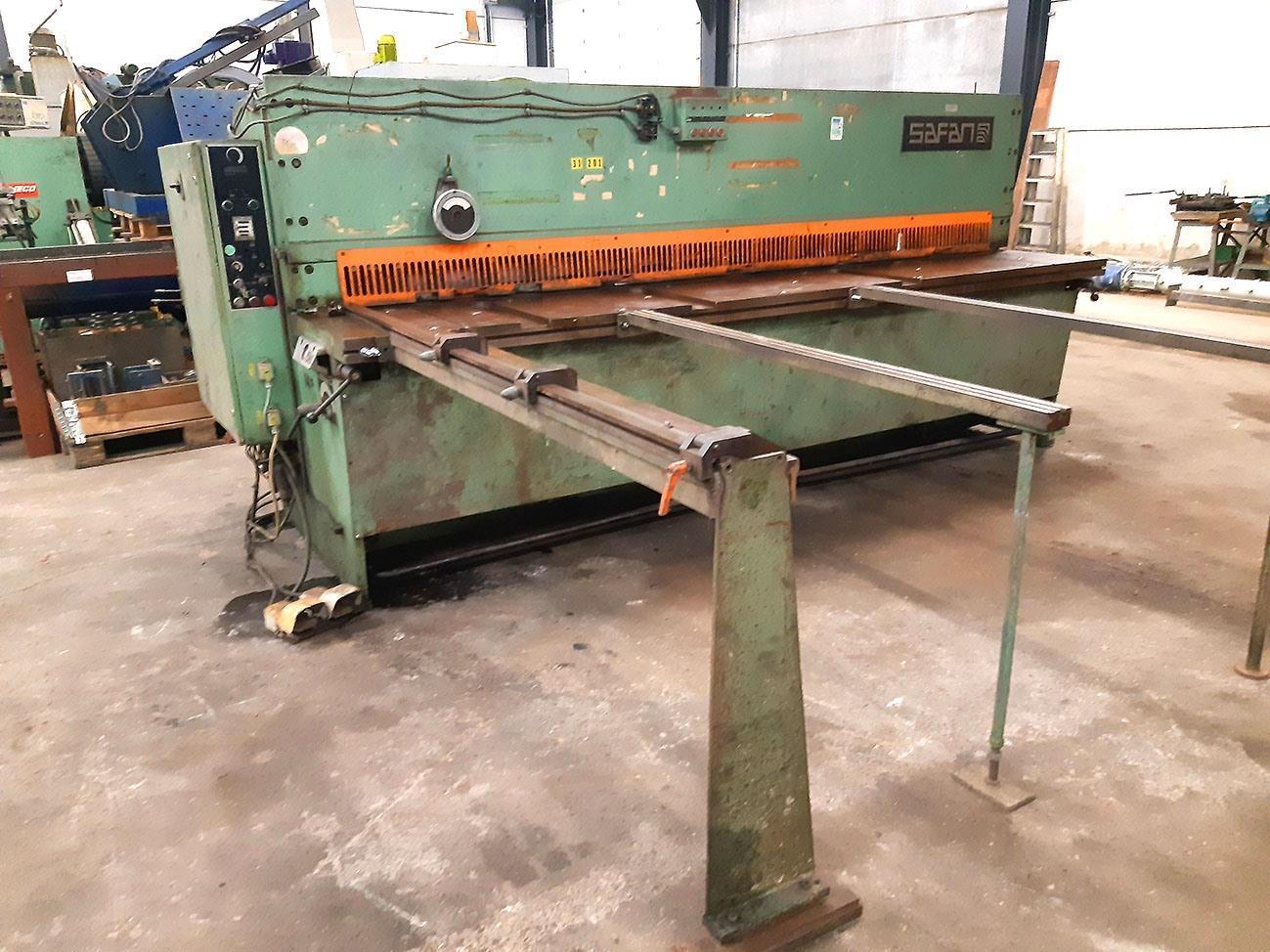 Cisaille guillotine hydraulique Safan HS 3100 x 6 mm