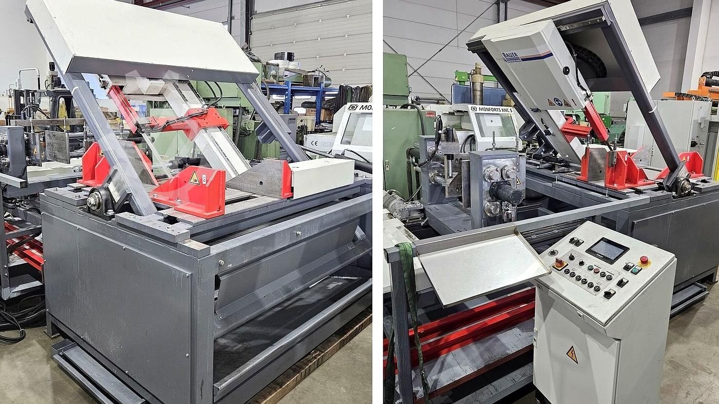Vertical band saw automatic machine BAUER VG 550ZA