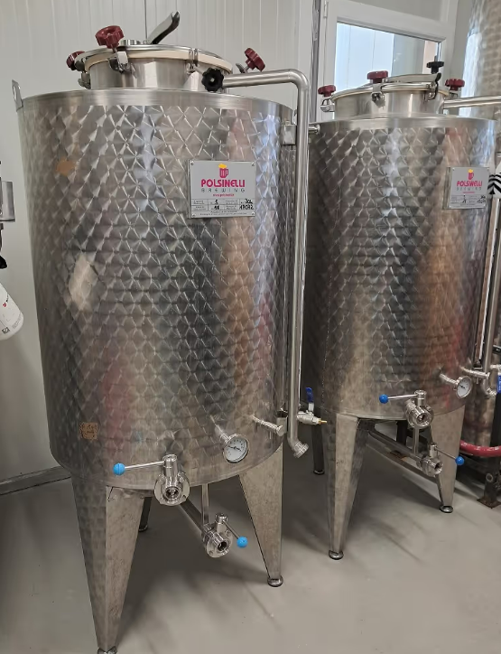 Machine pour la production de vin, bière ou alcool ATM POLSINELLI 550 l