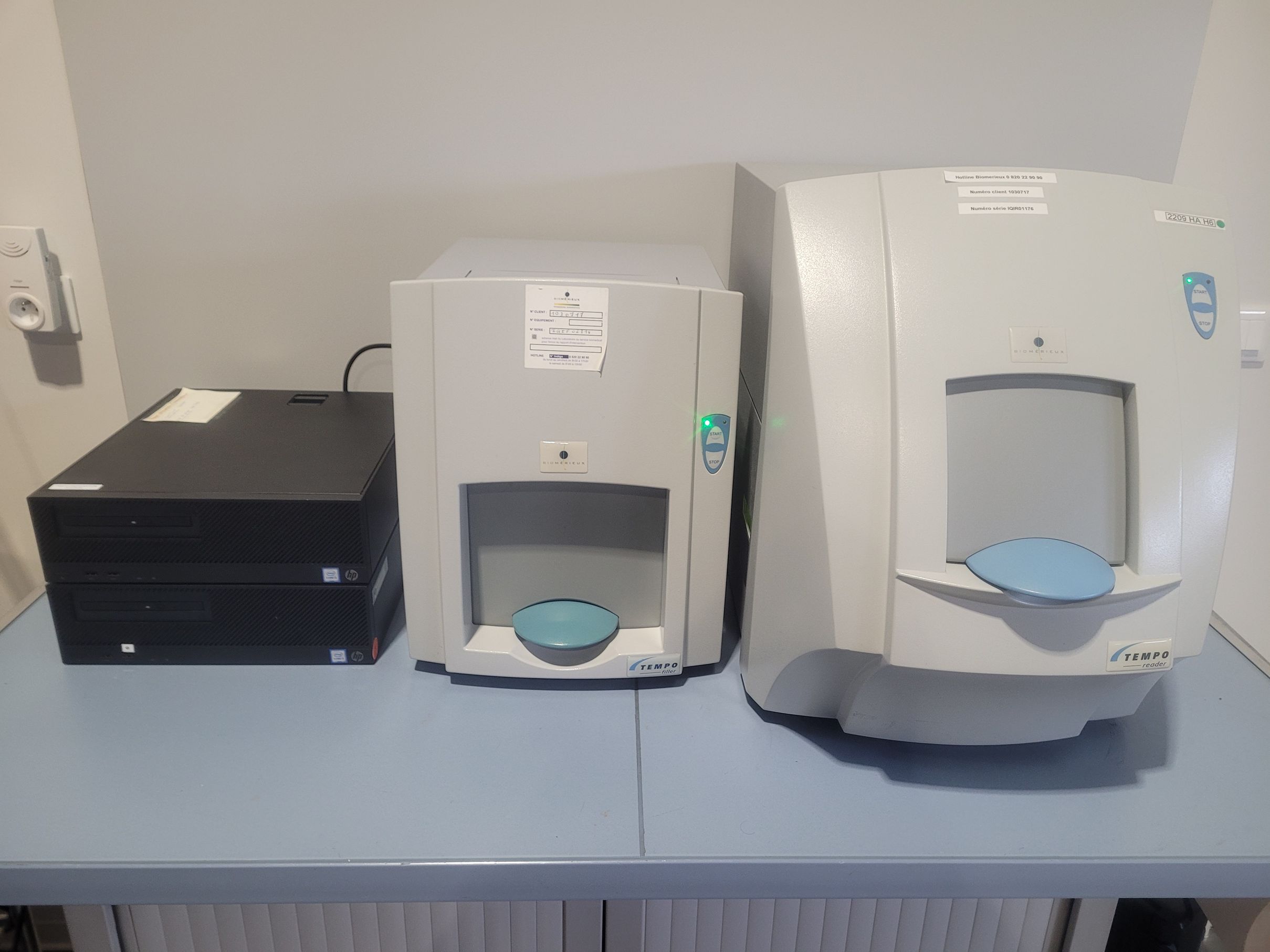 Automate BIOMERIEUX TEMPO READER + FILLER