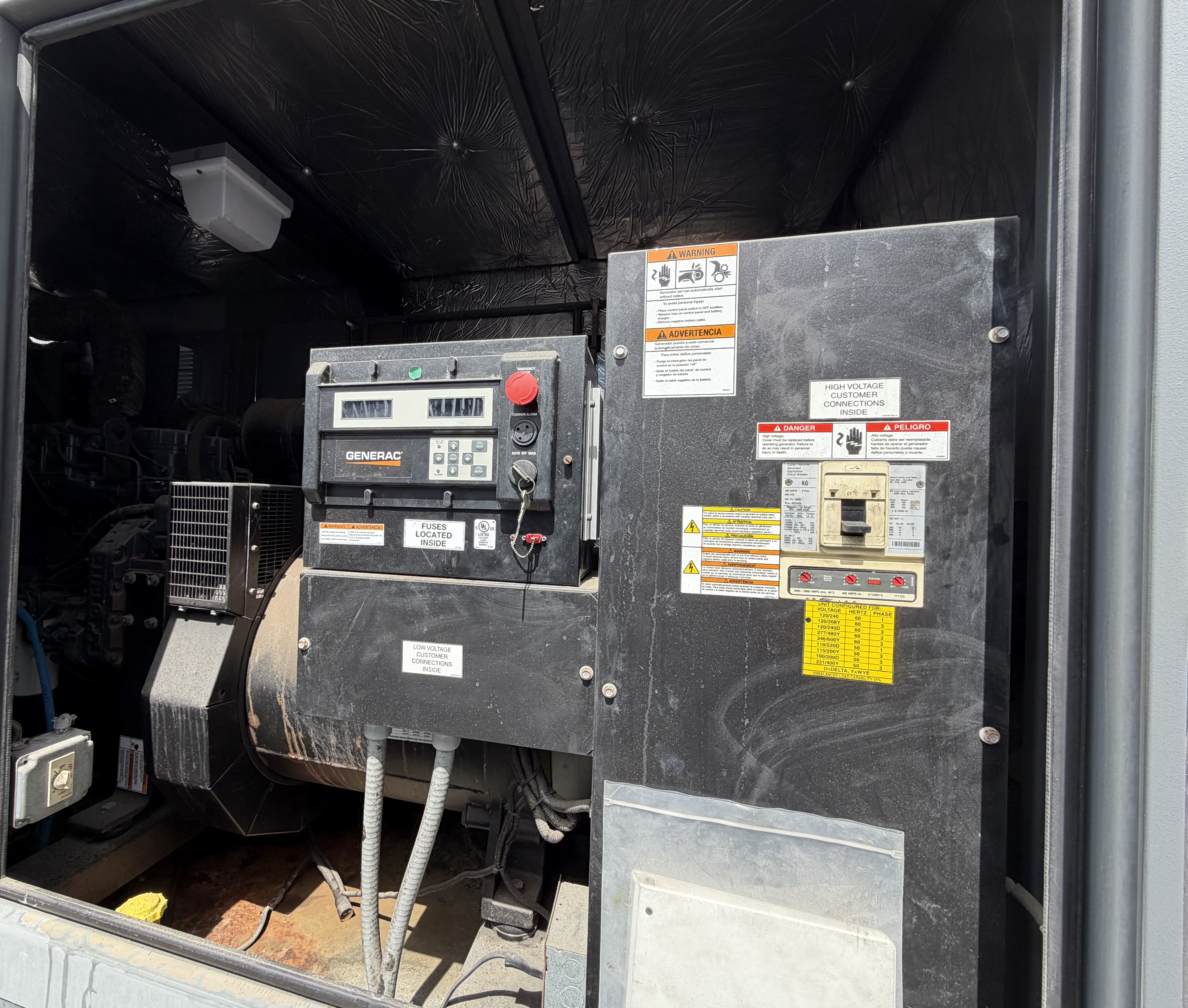 Groupe électrogène diesel Generac SD150 / SD0150 Hot deal Faible nombre d'heures