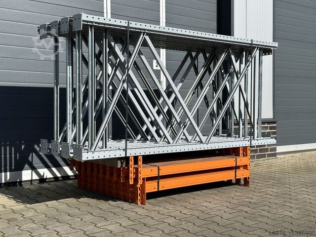 Pallet racking system High-bay warehouse Shelving Stow Pal Rack NS / 7,35 lfm. / Tr.:1.350 mm / St. 2.500 x 1.100 mm