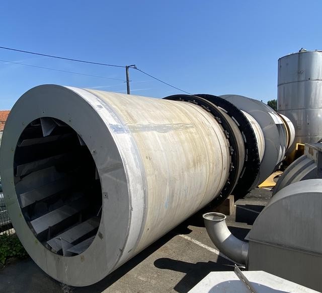 Sécheur/refroidisseur combiné à tubes rotatifs COMESSA