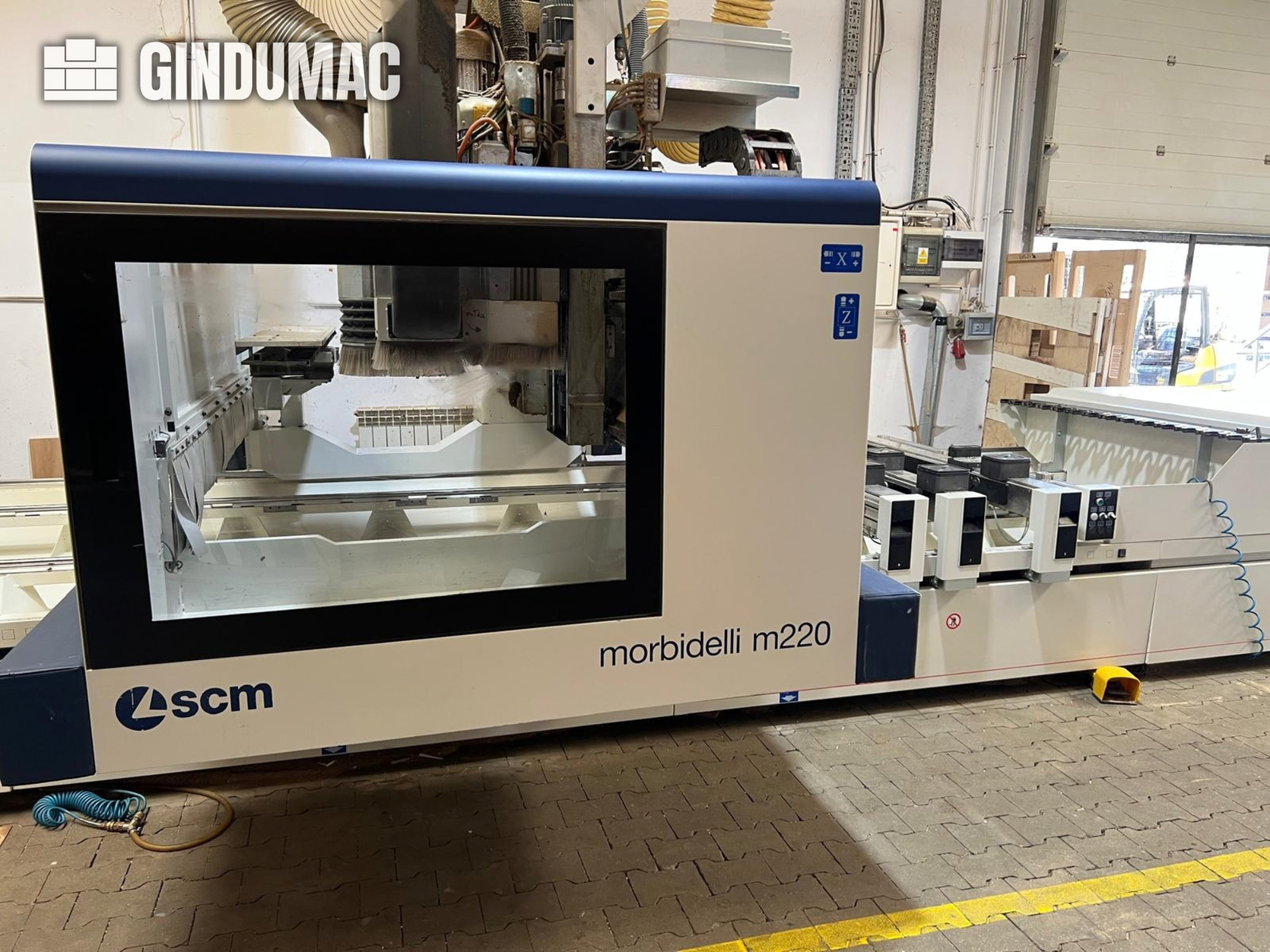 Centre d’usinage CNC bois SCM MORBIDELLI M220