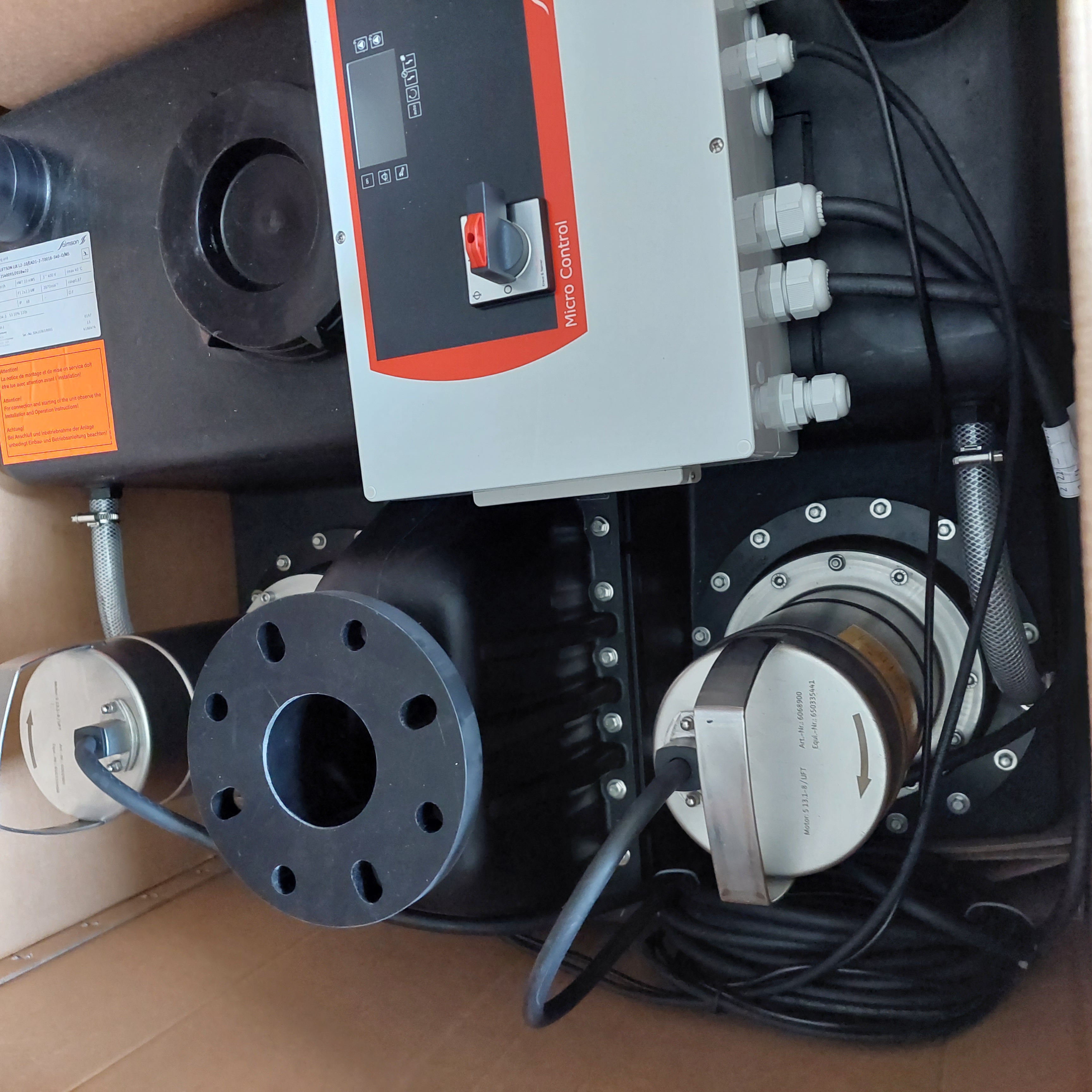 LIFTSON double pompe Station de relevage SALMSON LIFTSON LIX L2-10 neuve – 2 x 1,8 kW – 400 V – 13 à 35 m³/h
