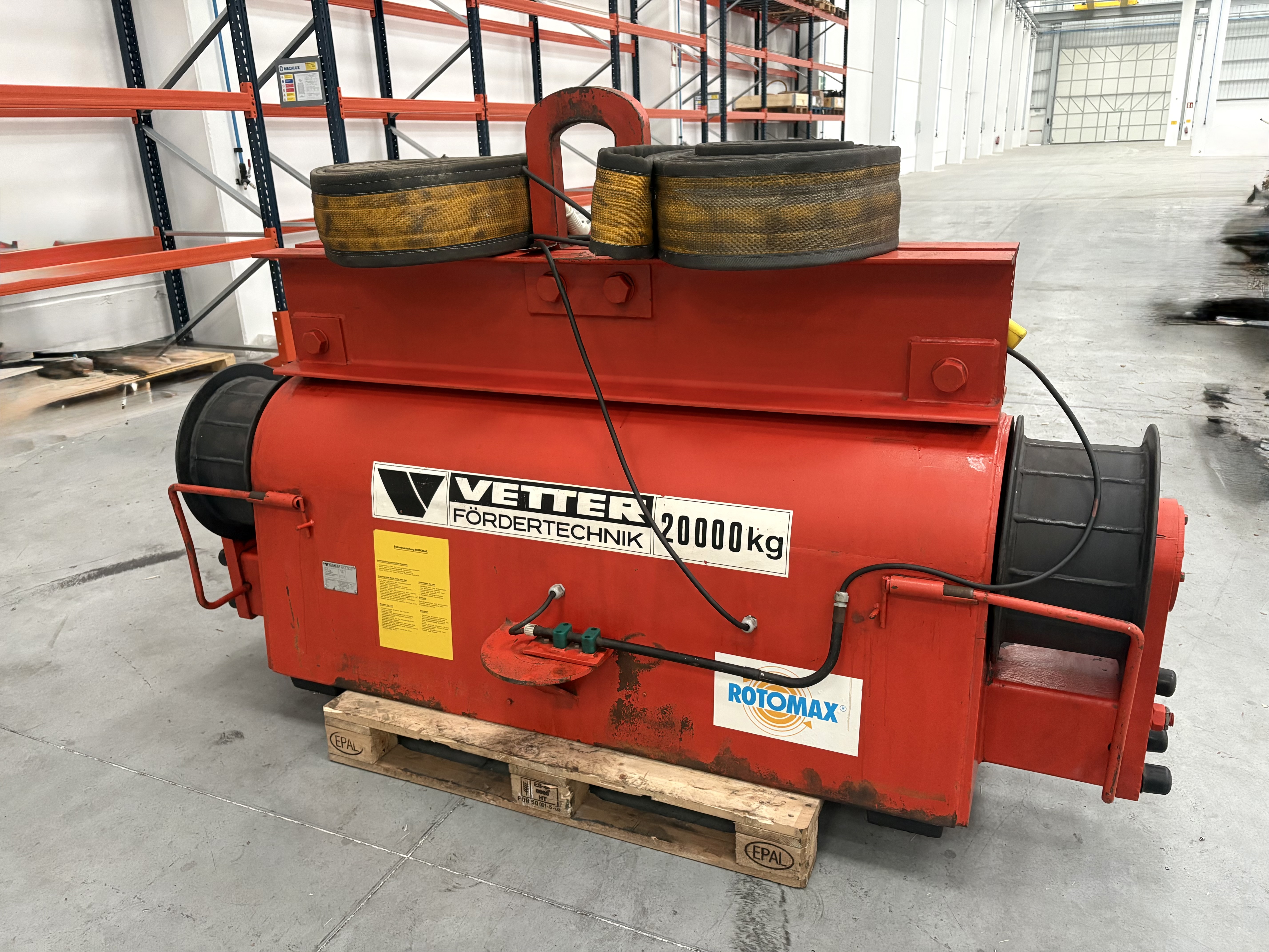 Tourneur ou rotateur de pièces VETTER ROTOMAX d'une capacité de 20 000 kg