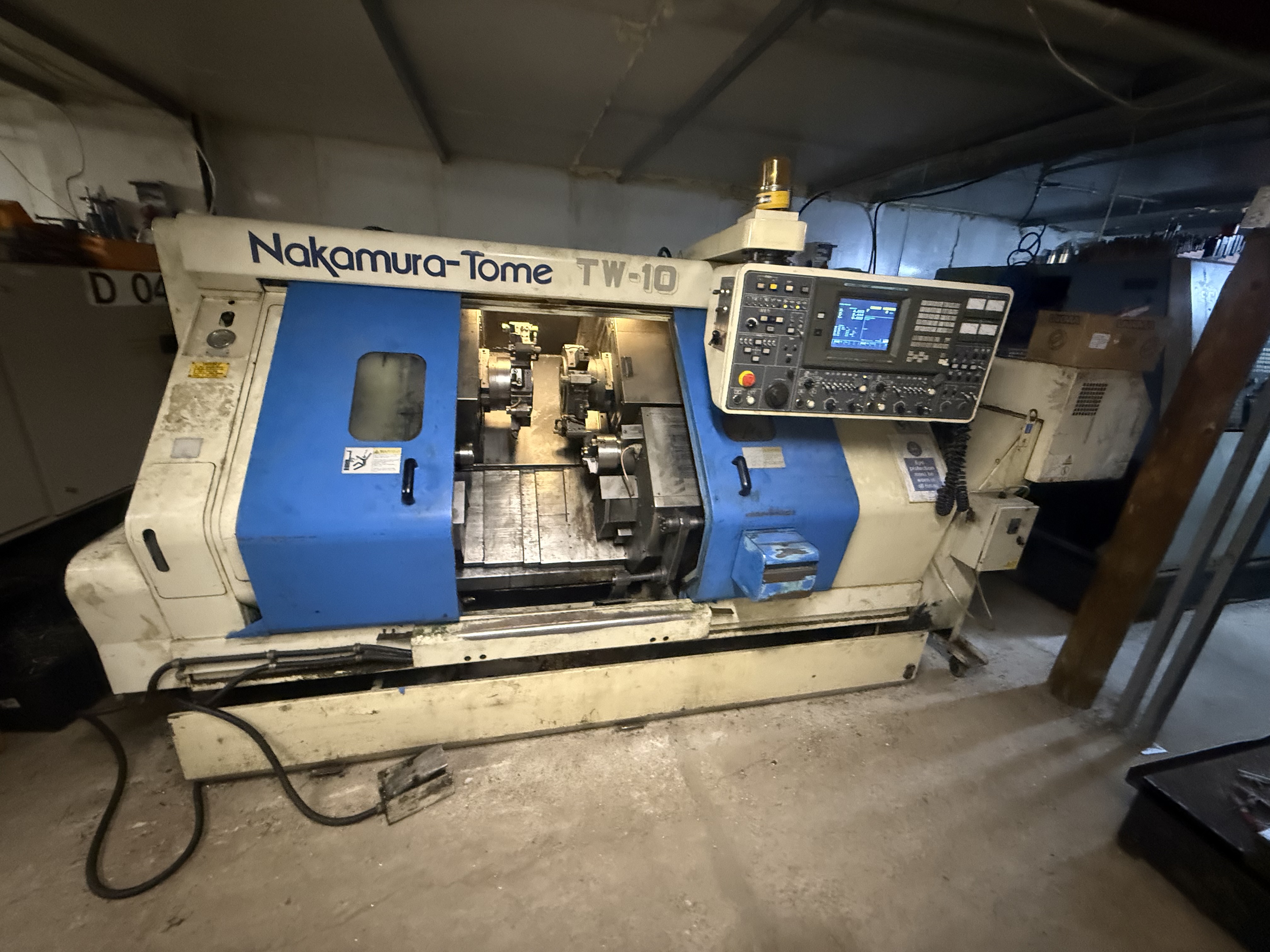 Tour motorisé cnc Nakamura Tome TW 10 d'occasion