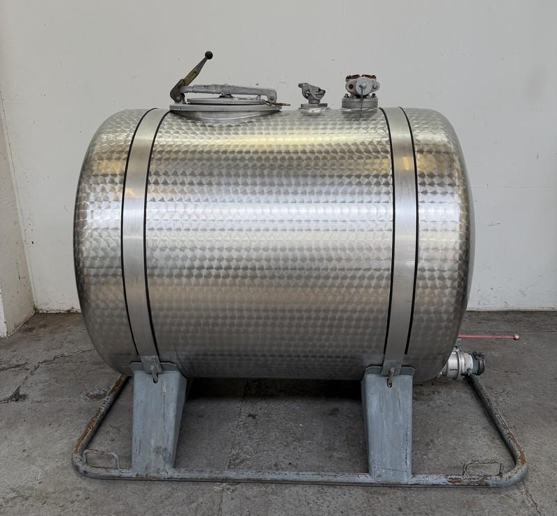 Cuve inox horizontale 1990 litres WALDNER