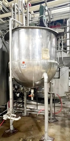 Cuve de mélange à double mouvement et à double enveloppe Groen de 600 gallons