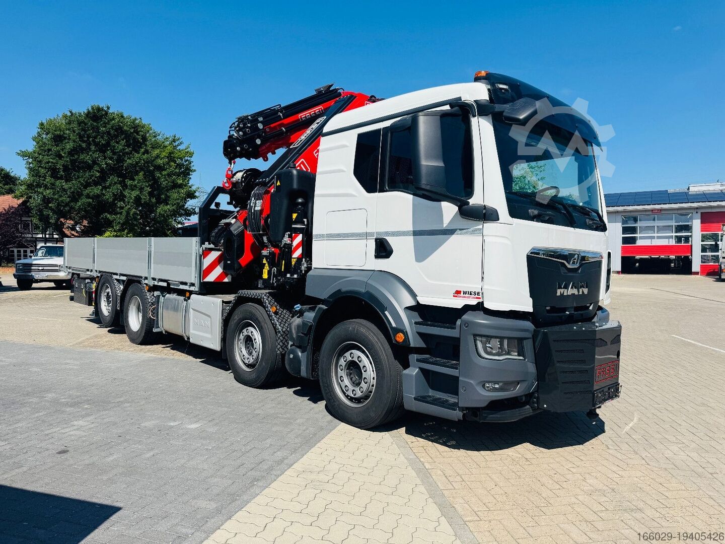 Truck mounted crane MAN MAN TGS 32.510 mit F710 Frontkran sofort