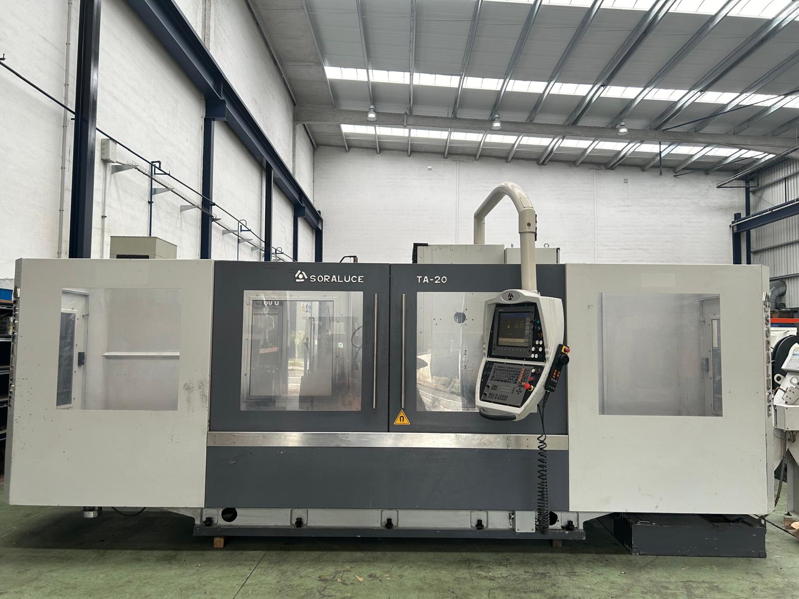 Fraiseuse cnc à banc fixe SORALUCE TA-20