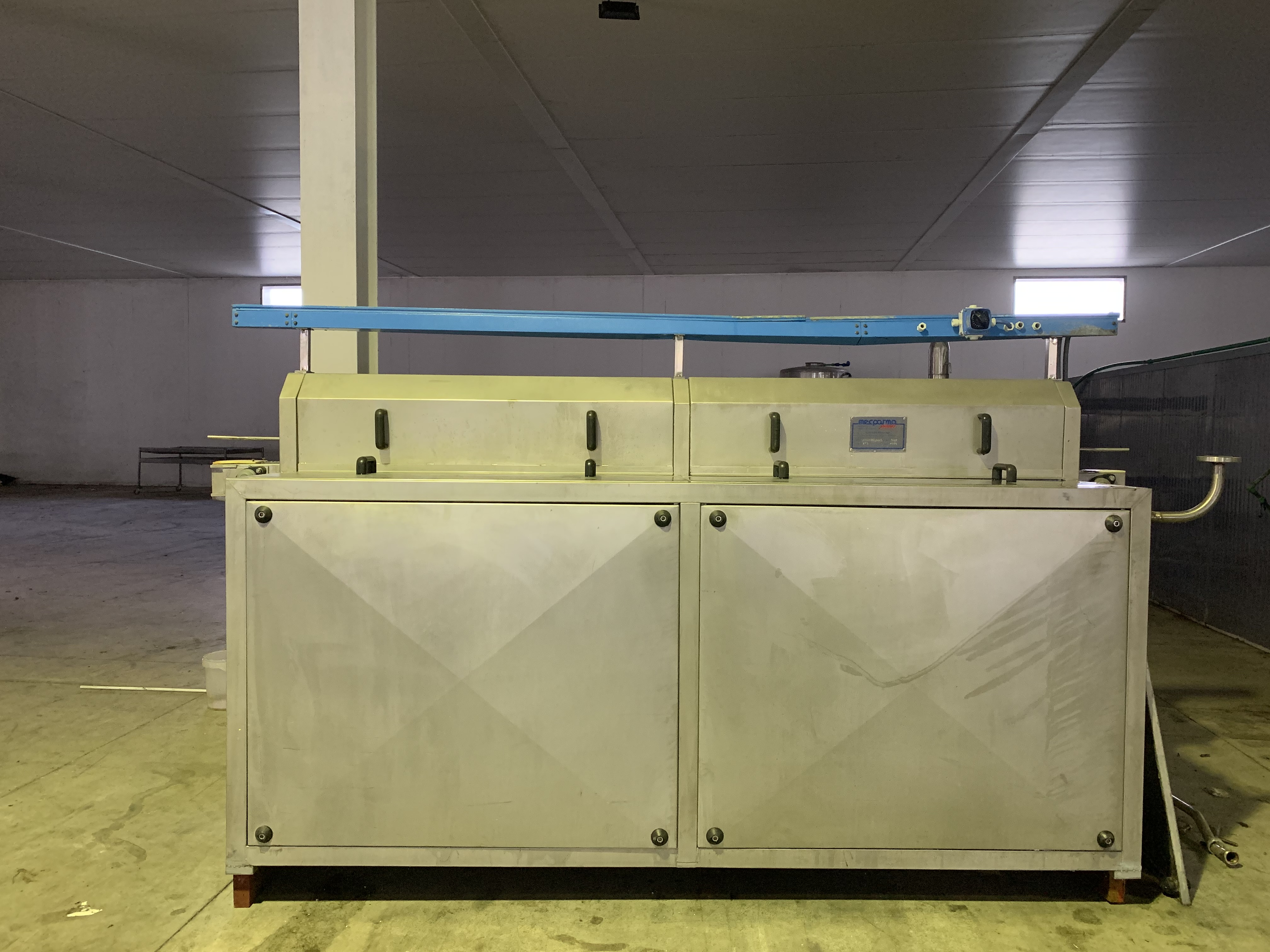 Machine de lavage/revêtement et d'impression de verre MacParma 271