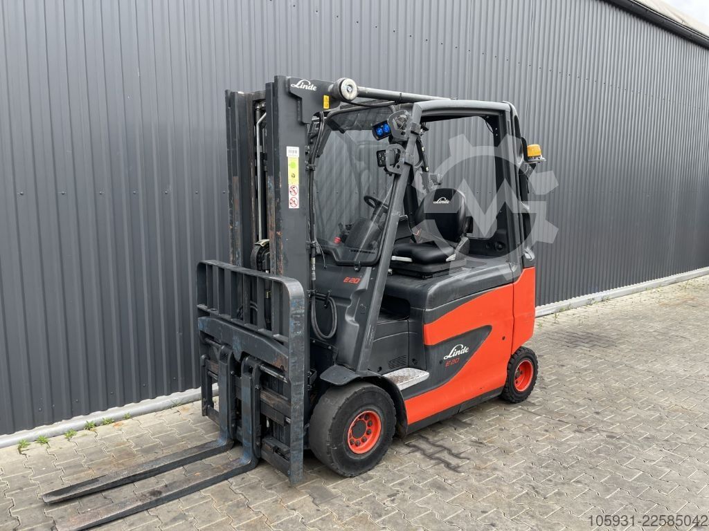 Electric 4-wheel forklift Linde E20H-01/600