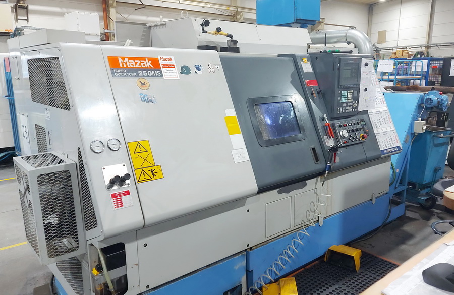 Tour motorisé cnc Mazak SQT 250 MS d'occasion