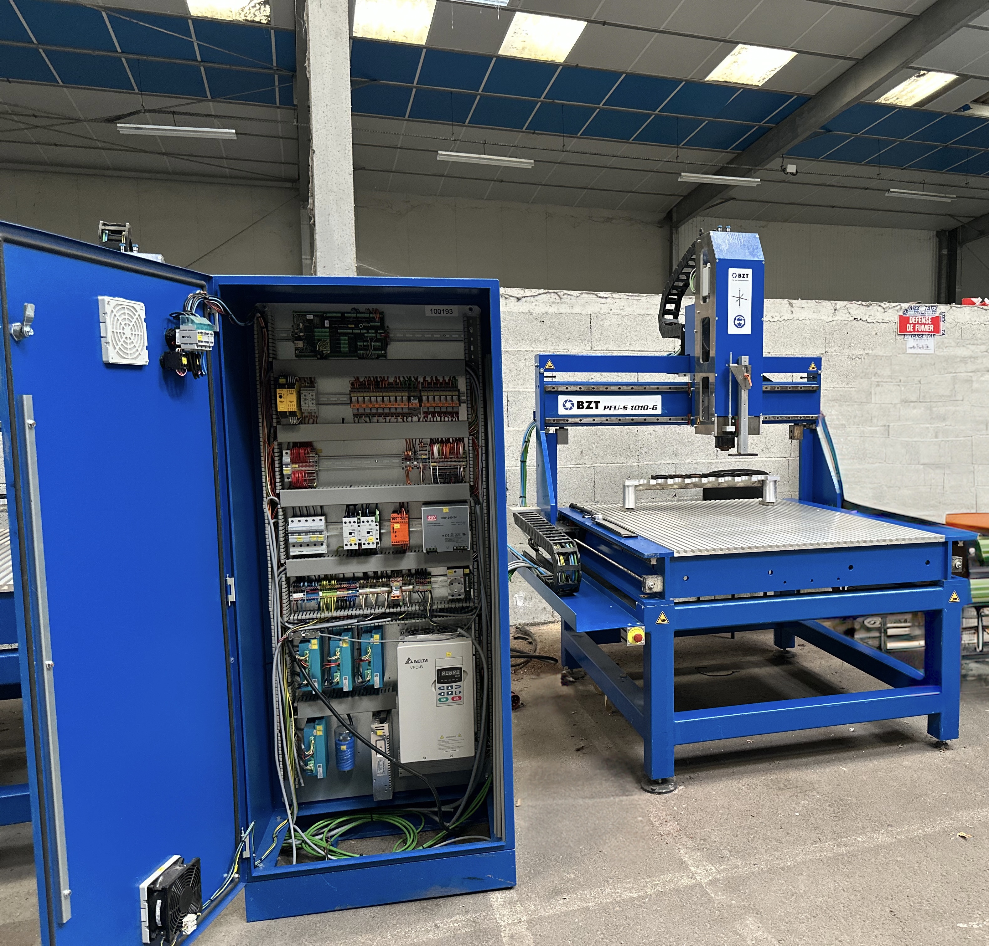 Fraiseuse numérique CNC BZT PFL 1010-G + armoire complète –