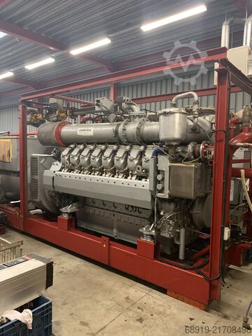 Combined heat and power plant MTU 12V4000