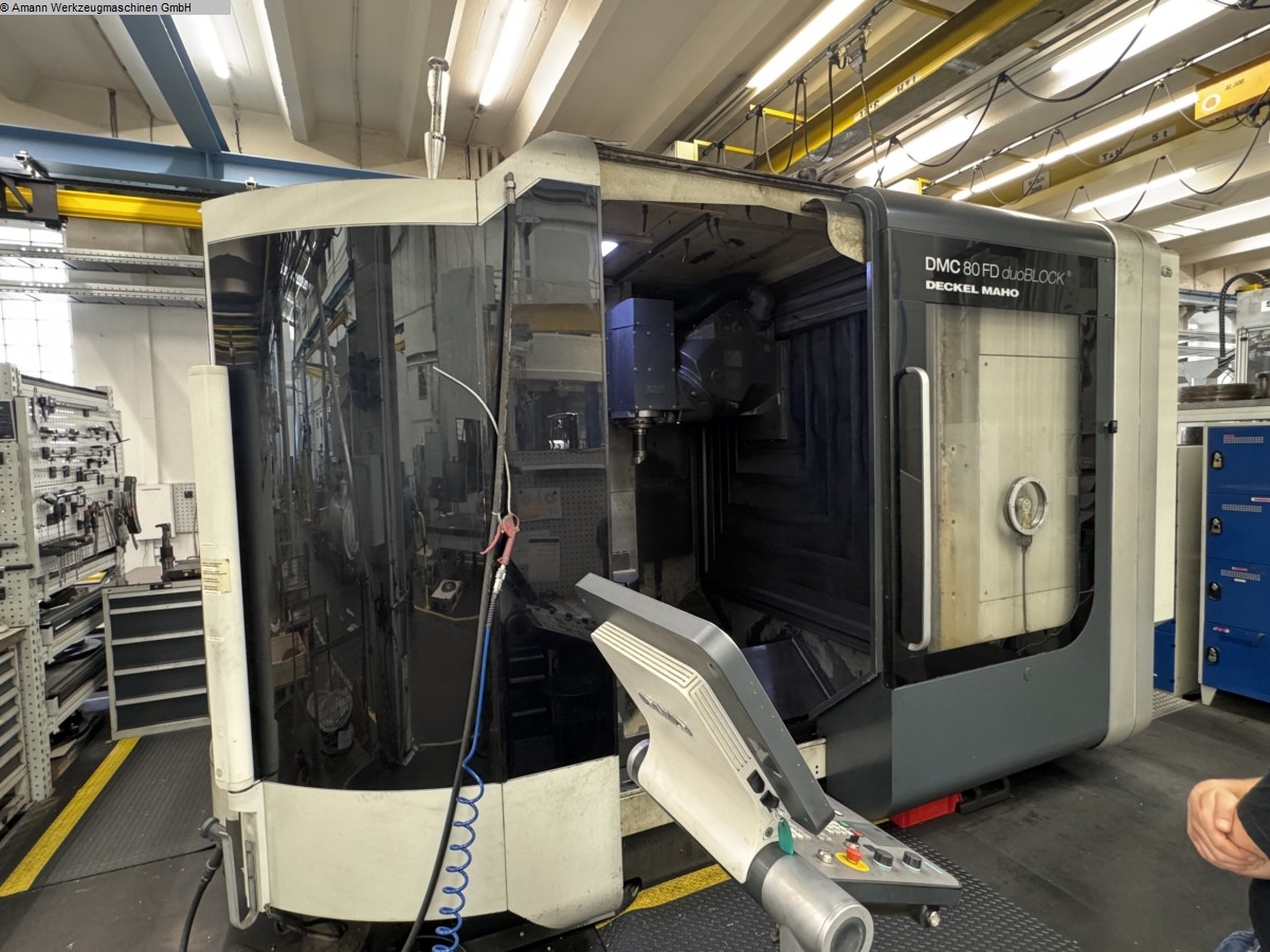 Centre d'usinage 5 axes DECKEL-MAHO DMG DMC80FD duoBLOCK