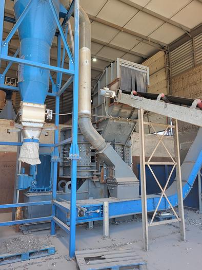 AKROS HENSCHEL ASR Grinder 120 Scrap Metal Crusher Hammer Mill Faible nombre d'heures