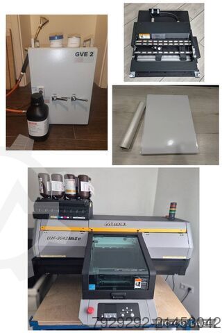 Digital print machine Mimaki UJF-3042MkII e+Kebab, UV Primer, UV-DTF