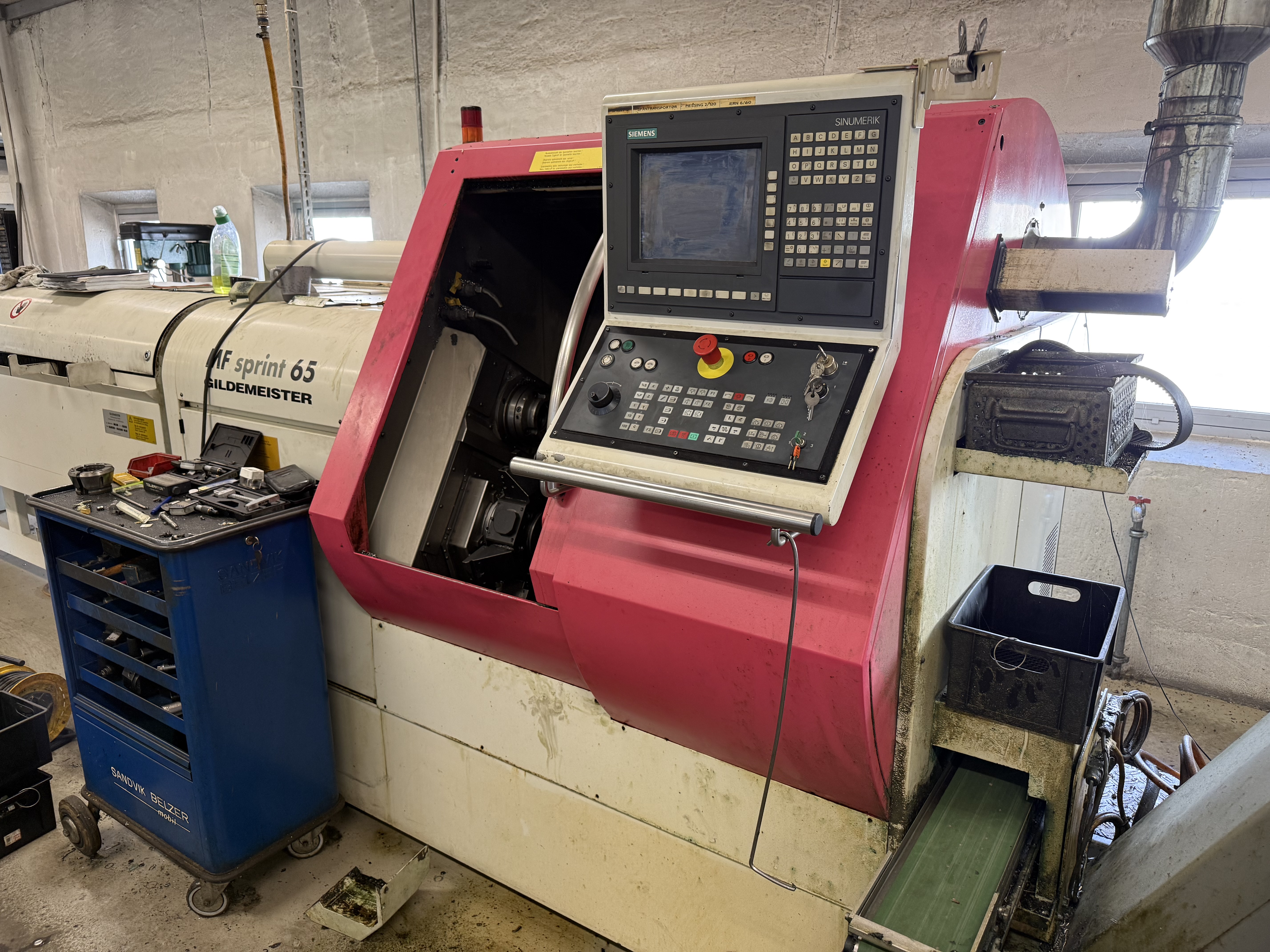 TOUR CNC D'OCCASION FABRIQUEUR GILDEMEISTER, MODÈLE MF SPRINT 65