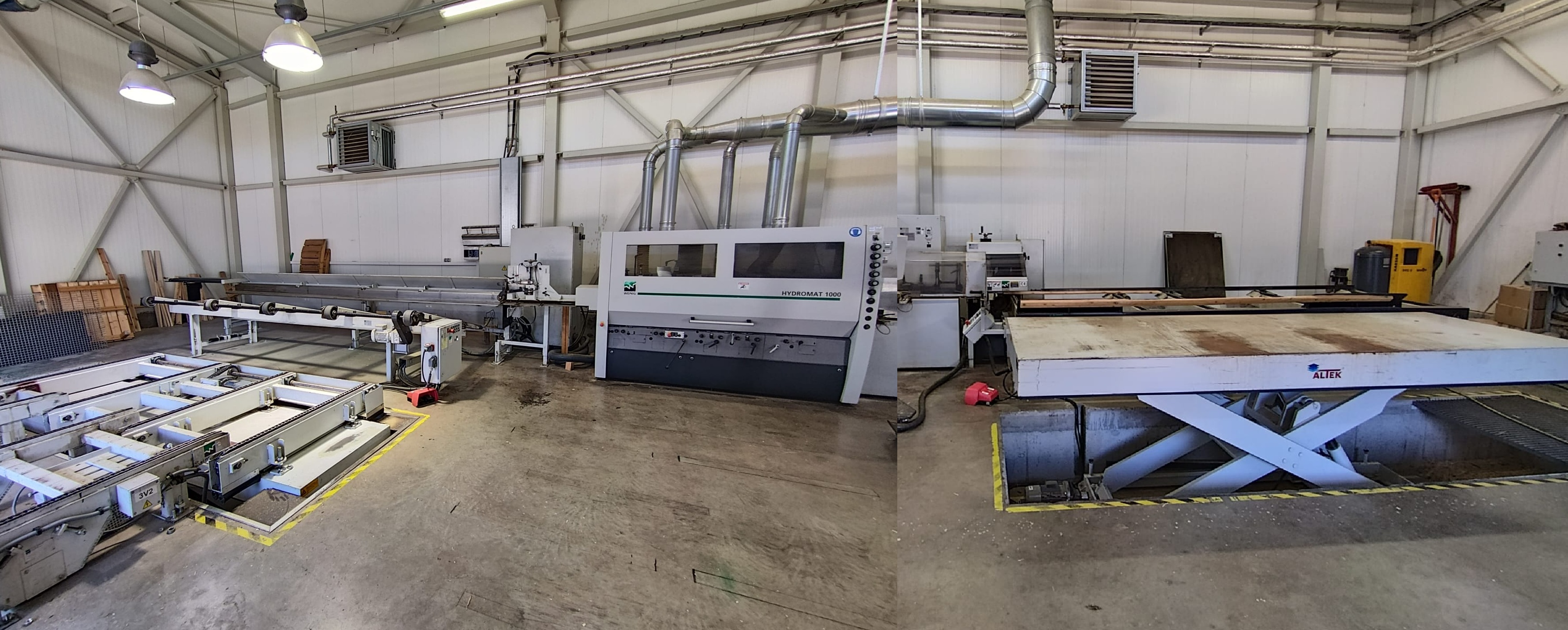 Moulurière multi-têtes Weinig Hydromat 1000