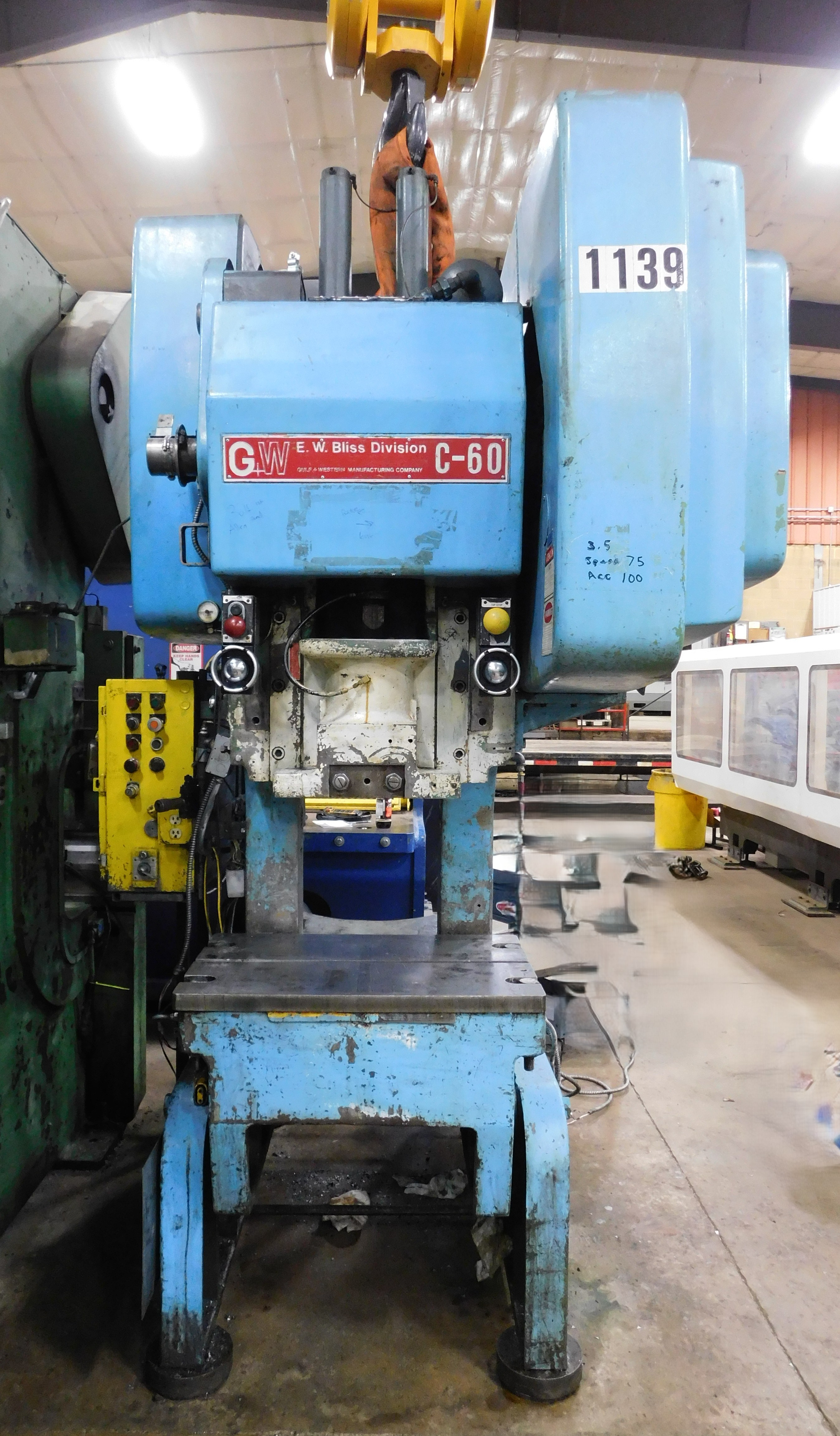 1978 Bliss C60 Presse OBI de 60 tonnes