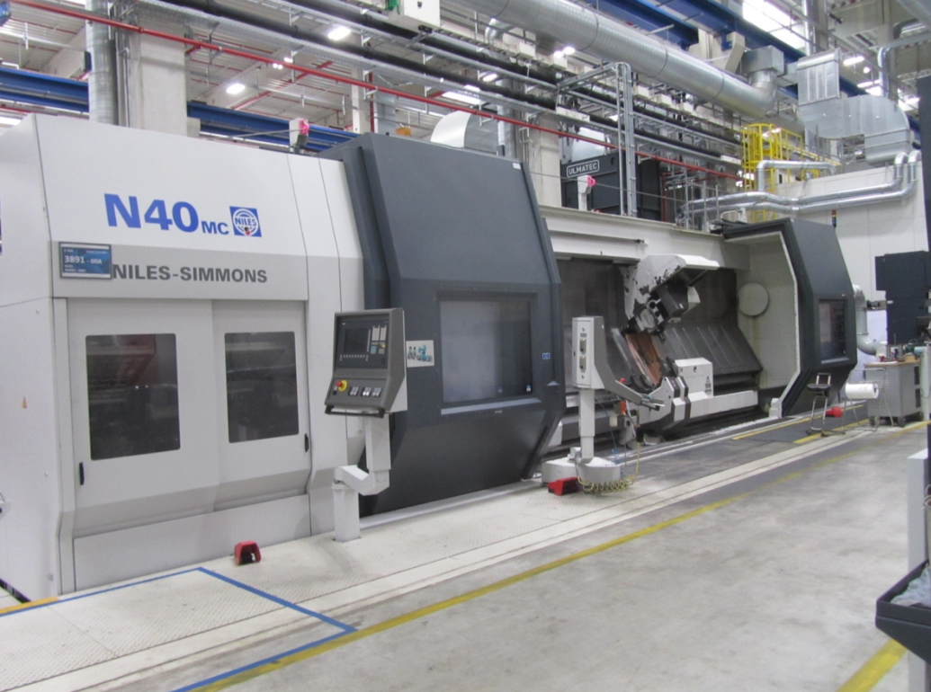 Tour motorisé cnc NILES SIMMONS N 40 MC d'occasion