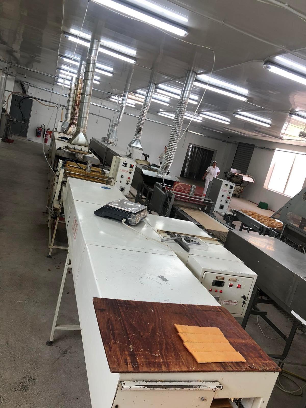 Ligne de production de génoise