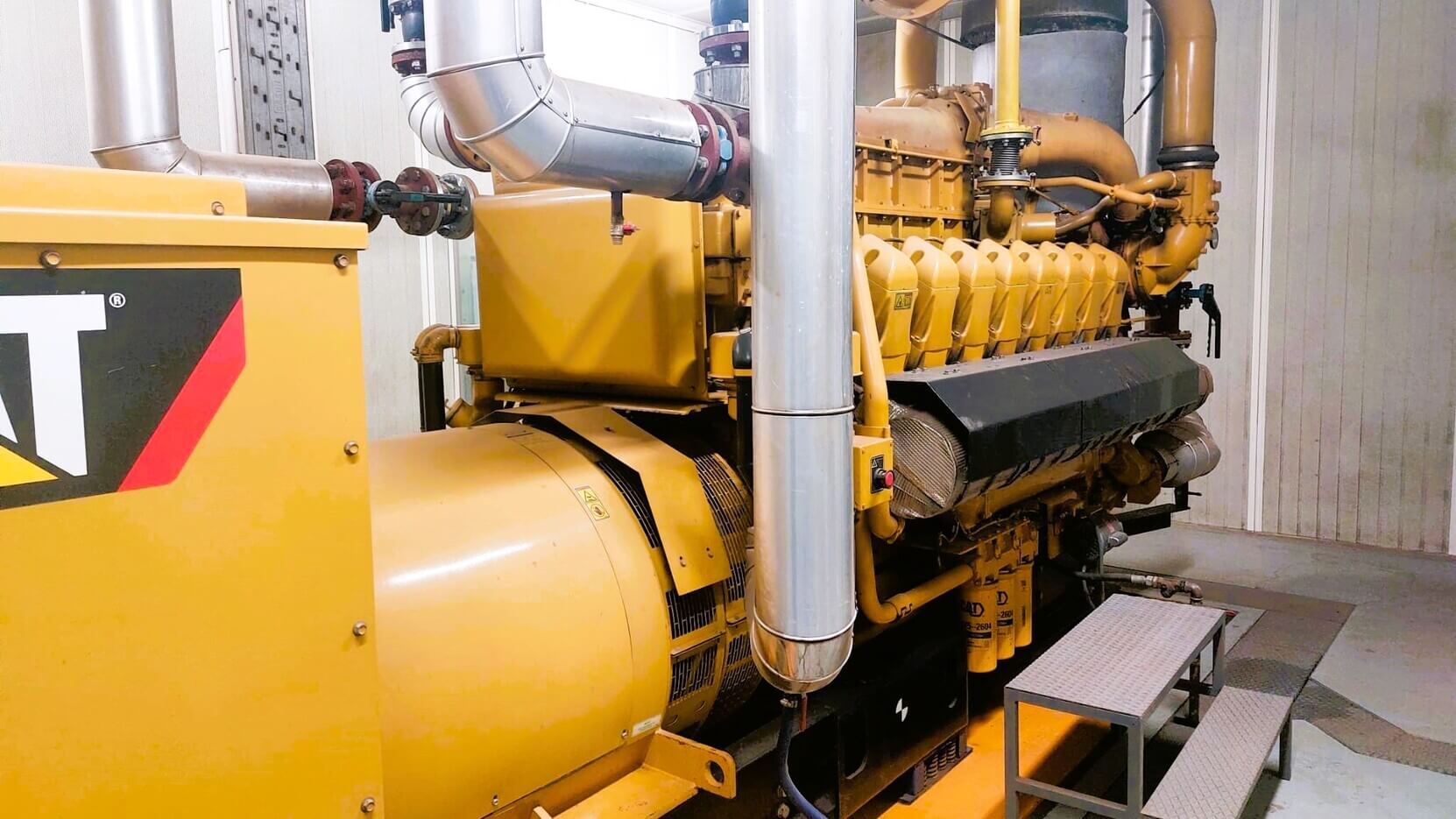 Centrale électrique à gaz Caterpillar 3516C Bonne affaire