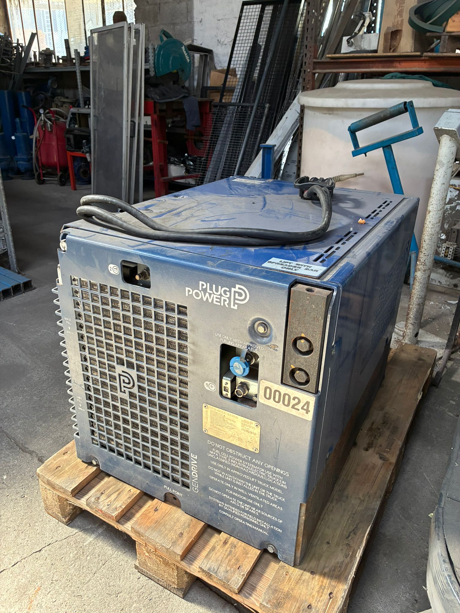 7 piles à combustible à hydrogène PLUG POWER, modèle GenDrive 1510-48CE (Système 48V).