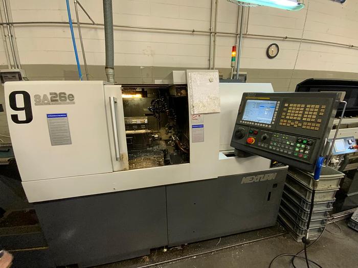 Tour cnc à poupée mobile Nexturn SA26E d'occasion