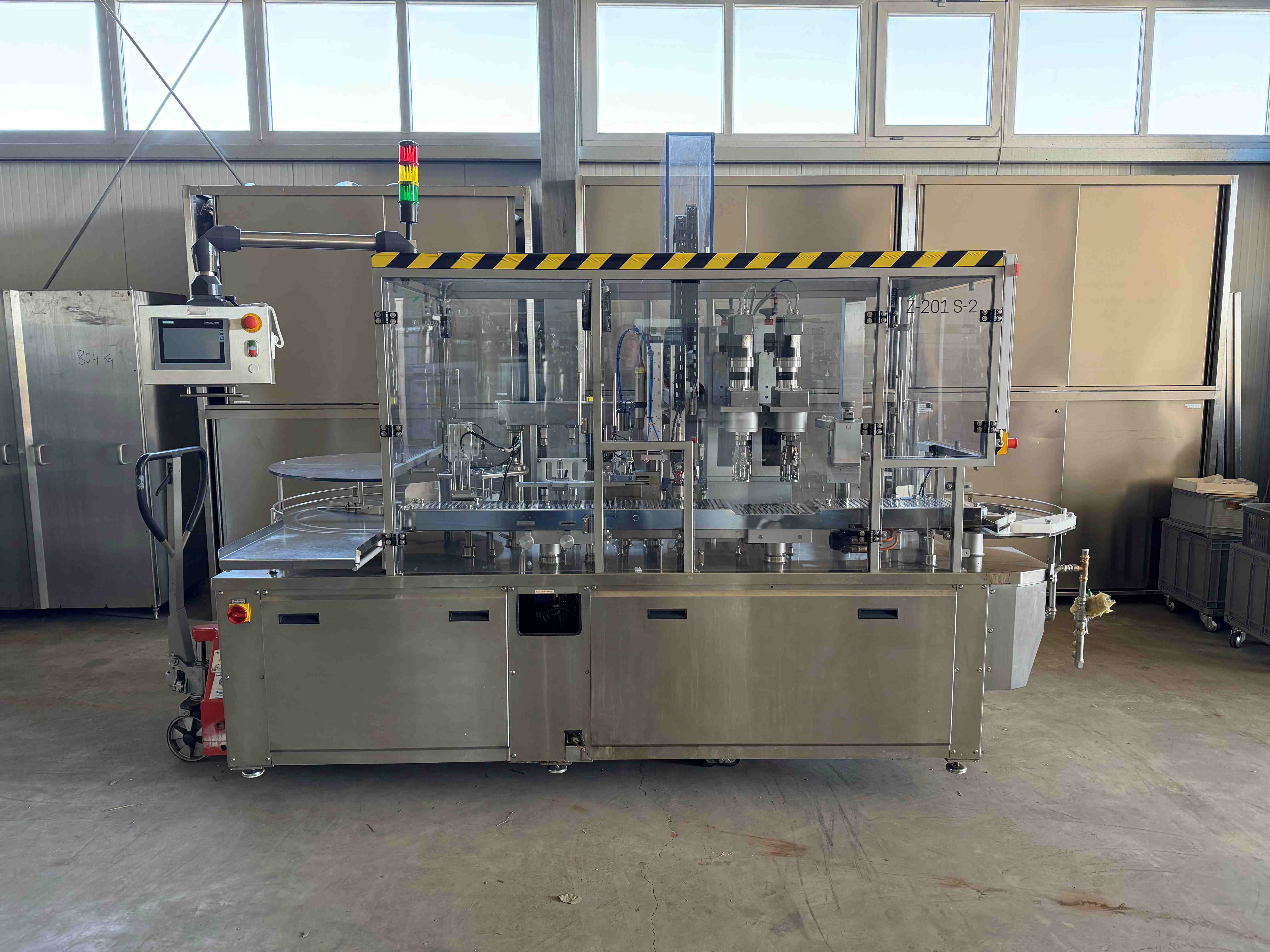 Machine de remplissage et de bouchage Zellwag Type Z-201 S-2
