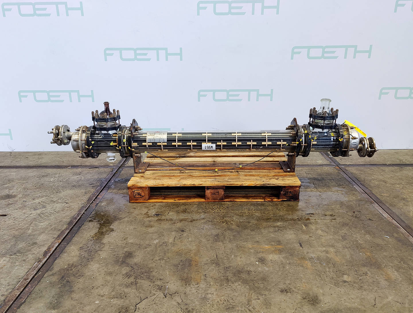 QVF Glasstechnik ROB 32/150/SH/3/SIC - 3,2 m² - Échangeur de température tubulaire