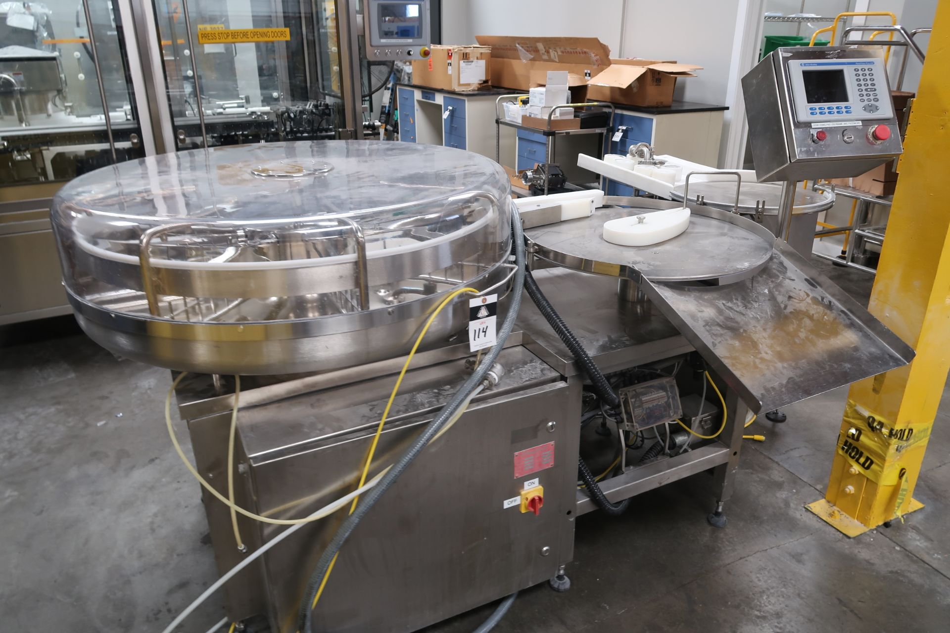 Mengibar MRW 400 Machines à laver les ampoules et les flacons/Table de soufflage pour les bouteilles