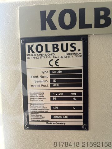 Book binding machine Kolbus DA260