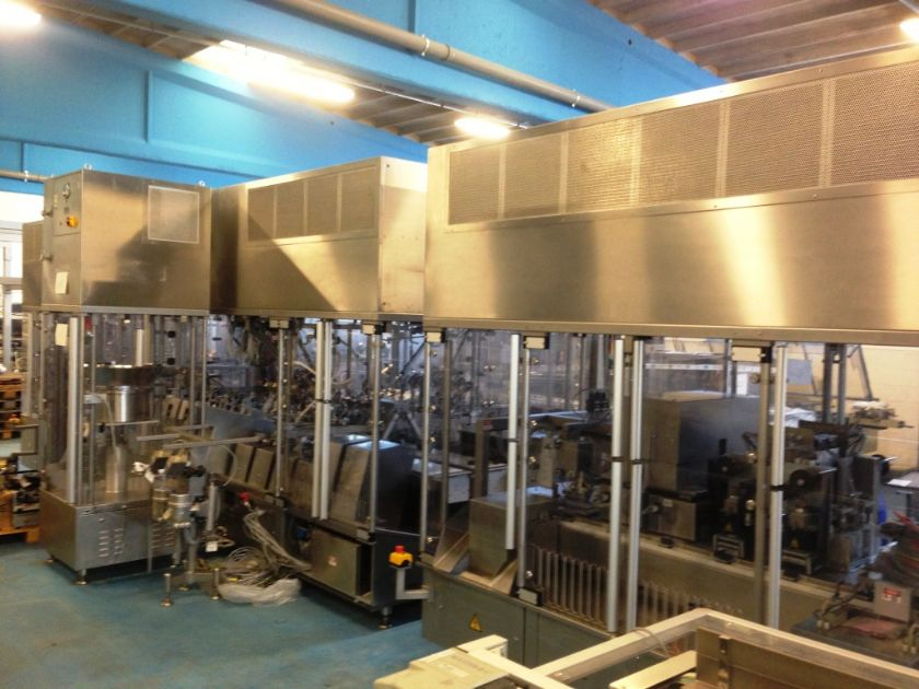 Ligne entière de production et de conditionnement Bausch & Stroebel IV bags d'occasion