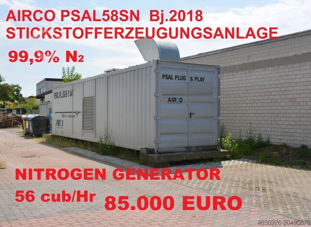 Nitrogen Generator Atlas Copco PSAL-SN AIRCO PLUG & PLAY