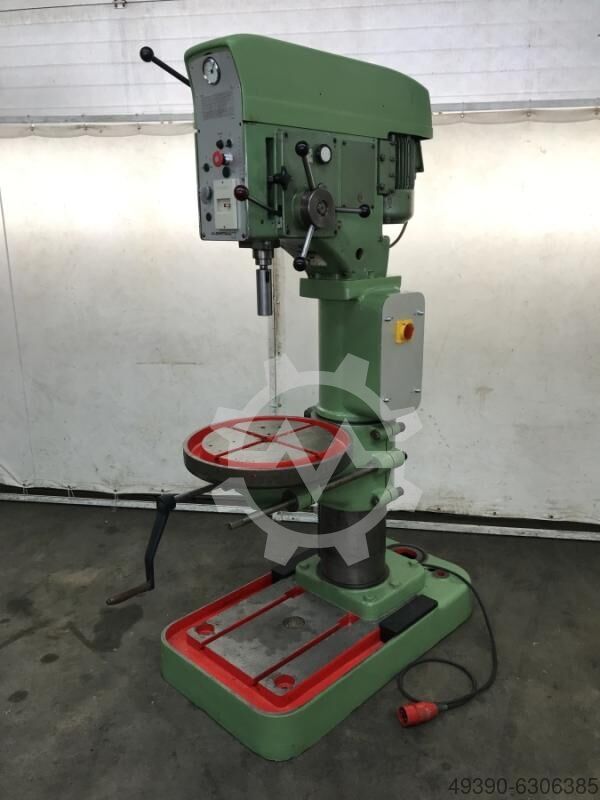 Column drilling machine MK3, pillar drilling machine, heavy-duty floor drilling machine ALZMETALL AB 3 ESV