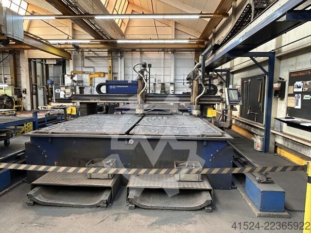 CNC portal plasma cutting machine Messer Multitherm 4000