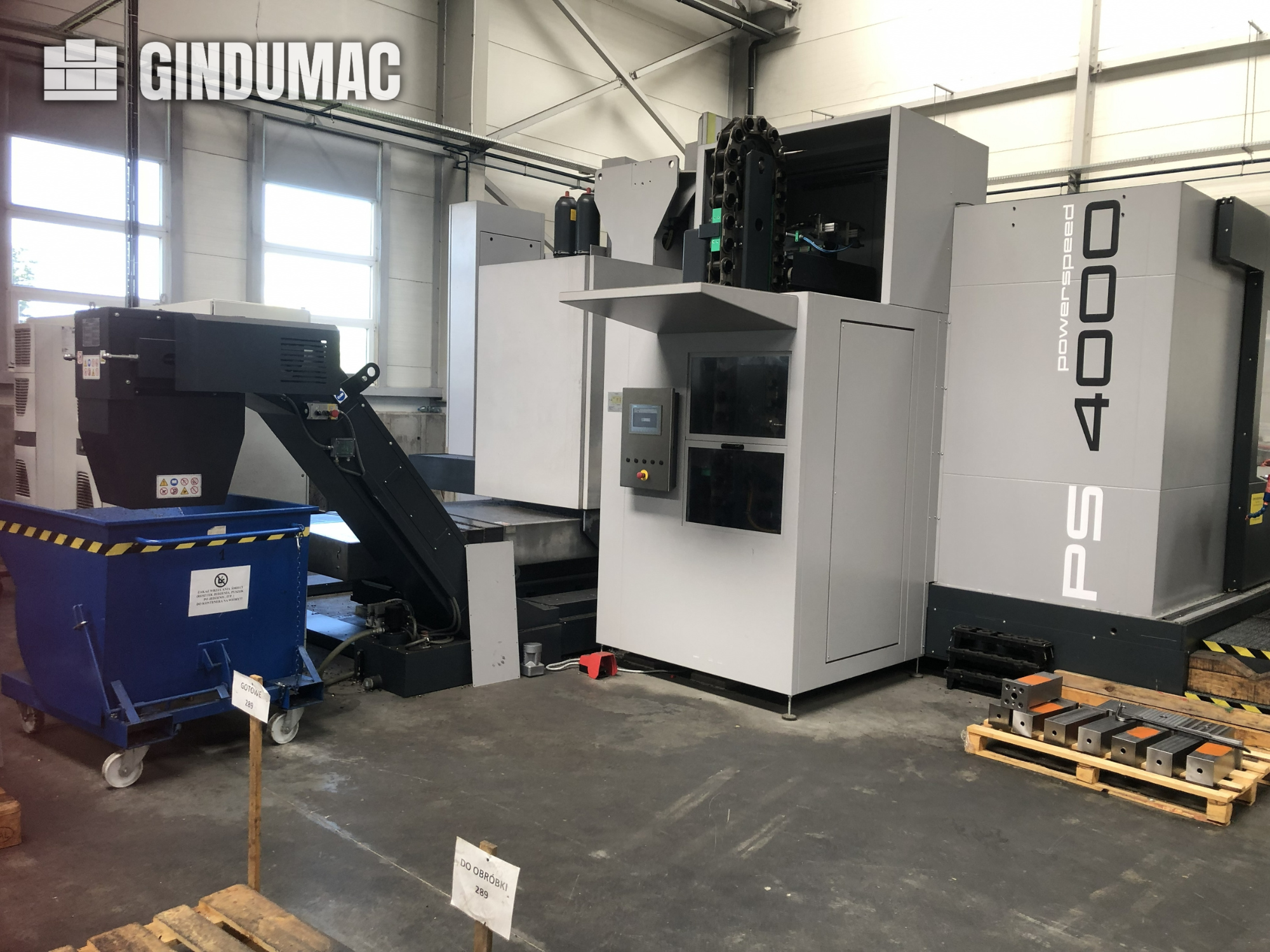 Fraiseuse CNC à banc fixe SHW PowerSpeed 4000