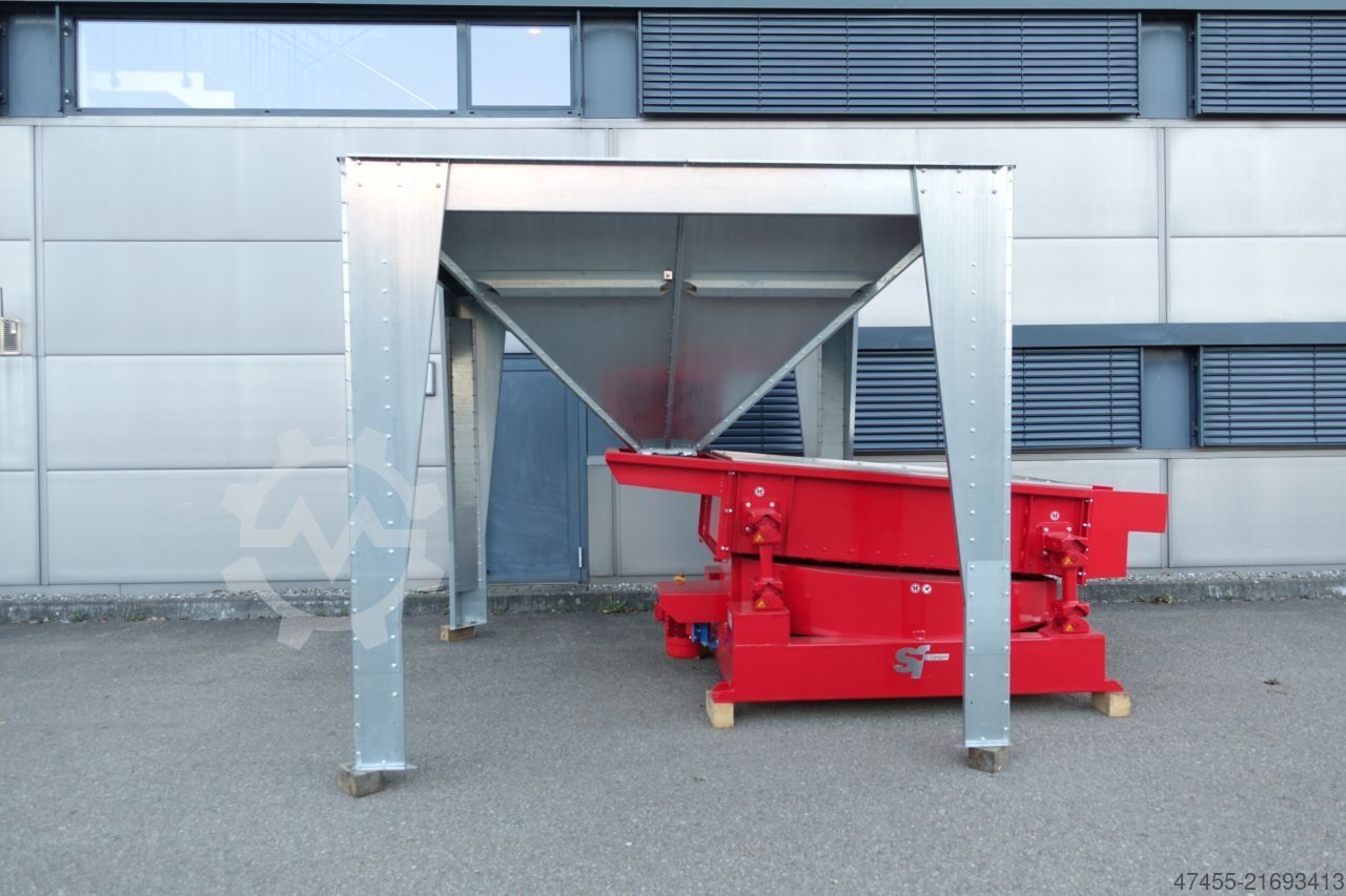 Screening machine | Oscillating Screen S&F GmbH - Siebmaschinen u Fördertechnik ASM-200