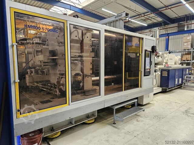 Injection molding machine KraussMaffei KM 800/5700 MC