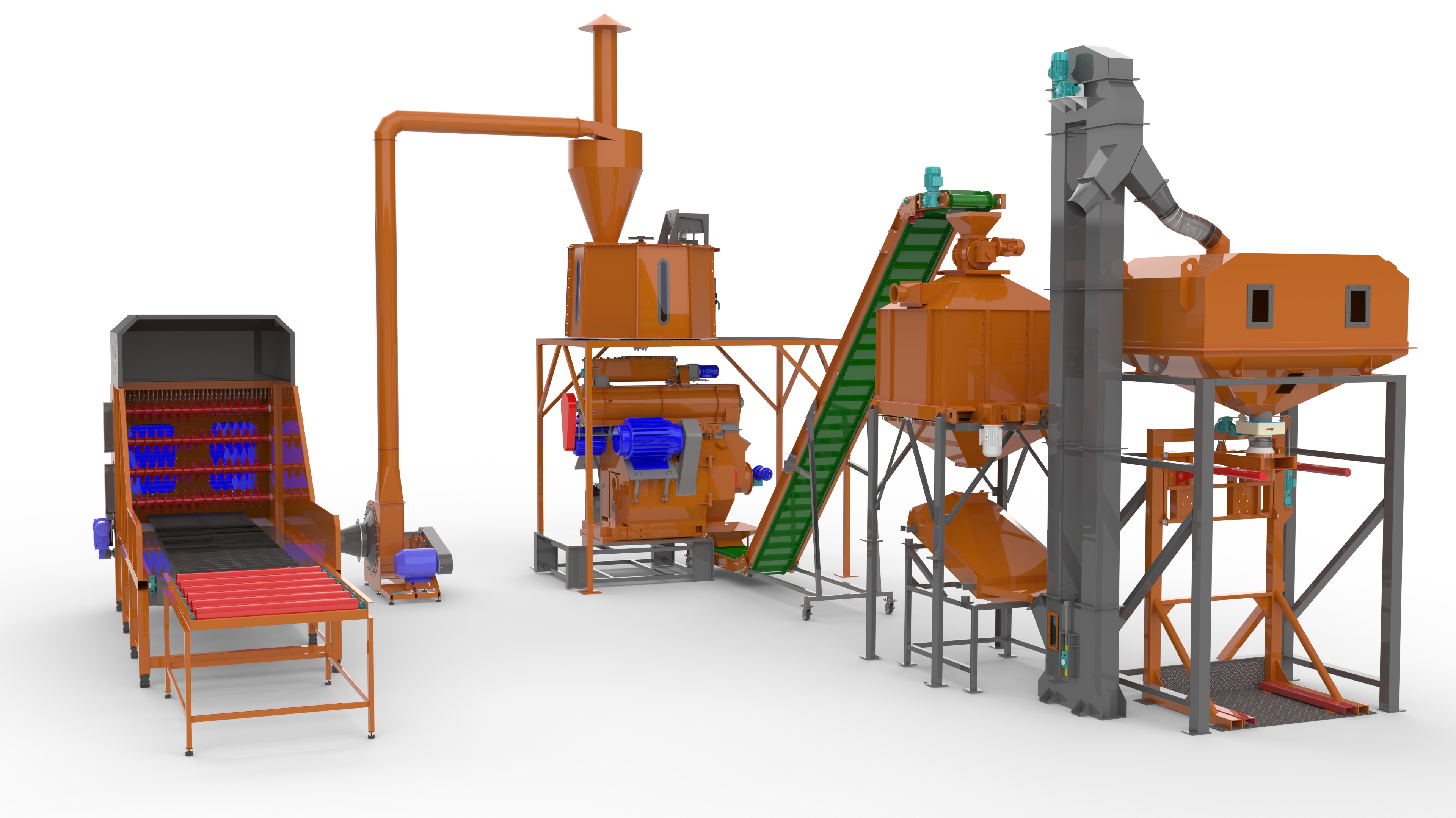 Ligne de production complète Briquetting Technology LPPP-600