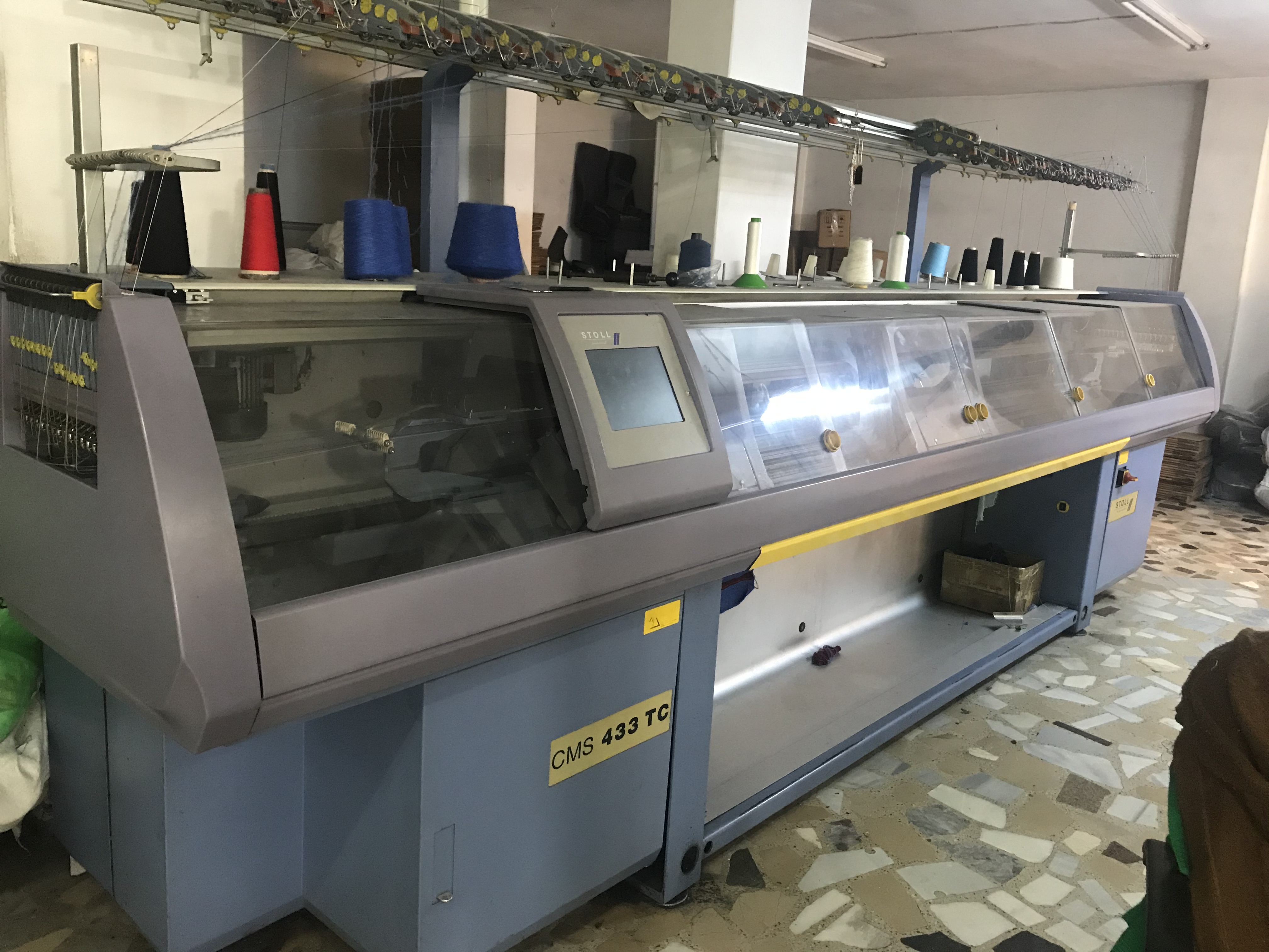 Stoll cms 433 tc t-shirt makinası