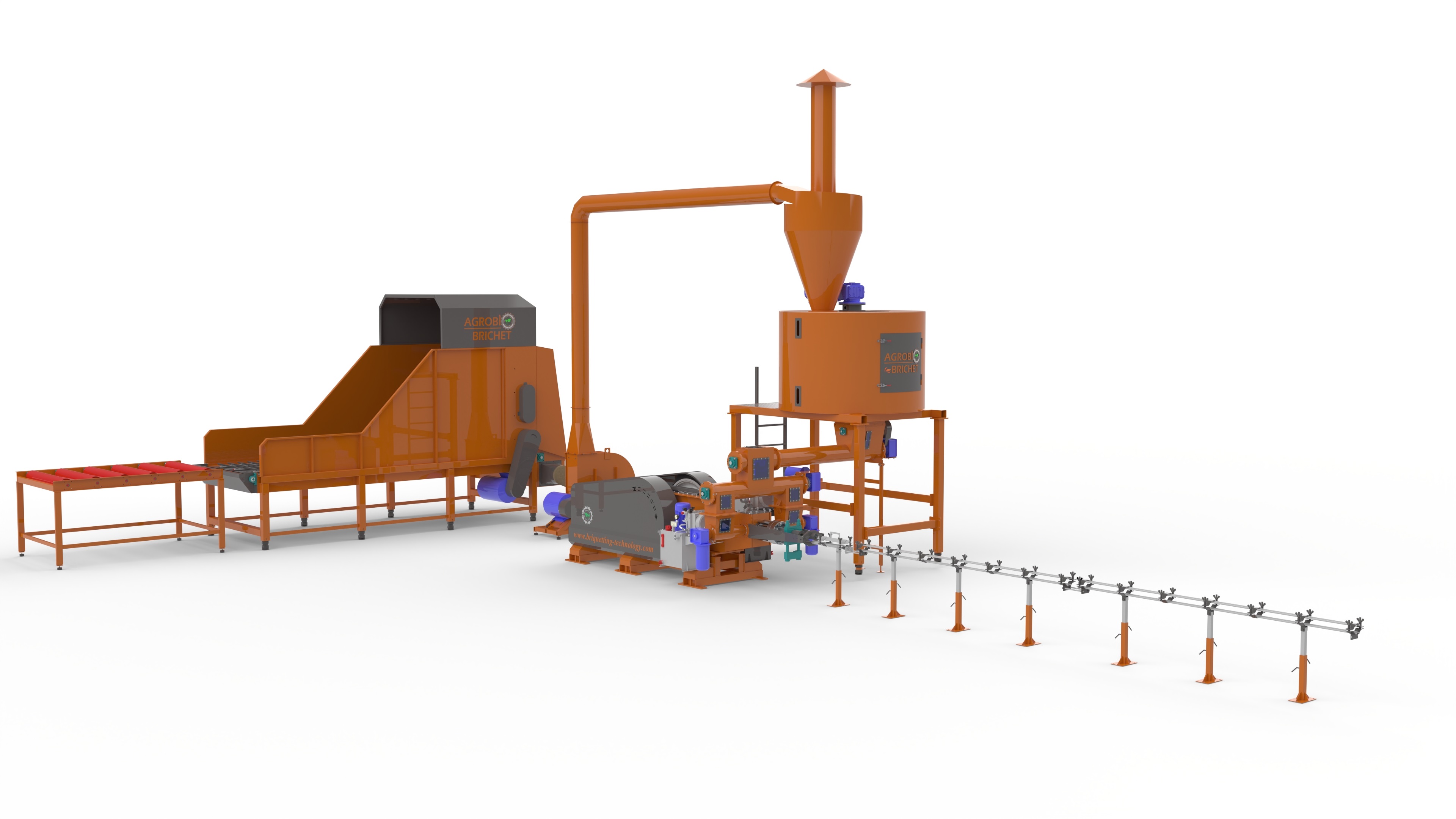 Ligne de production complète Briquetting Technology LBBP-600
