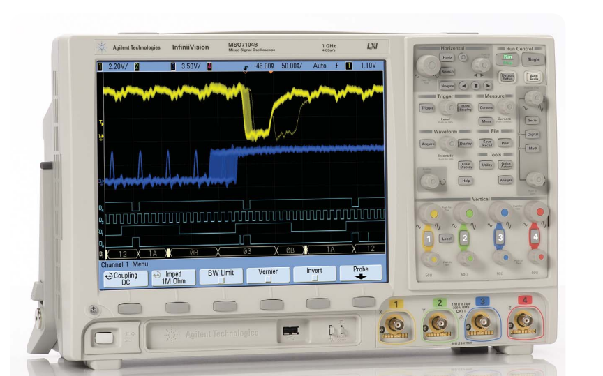 Oscilloscope à signaux mixtes Keysight-Agilent MSO7104B