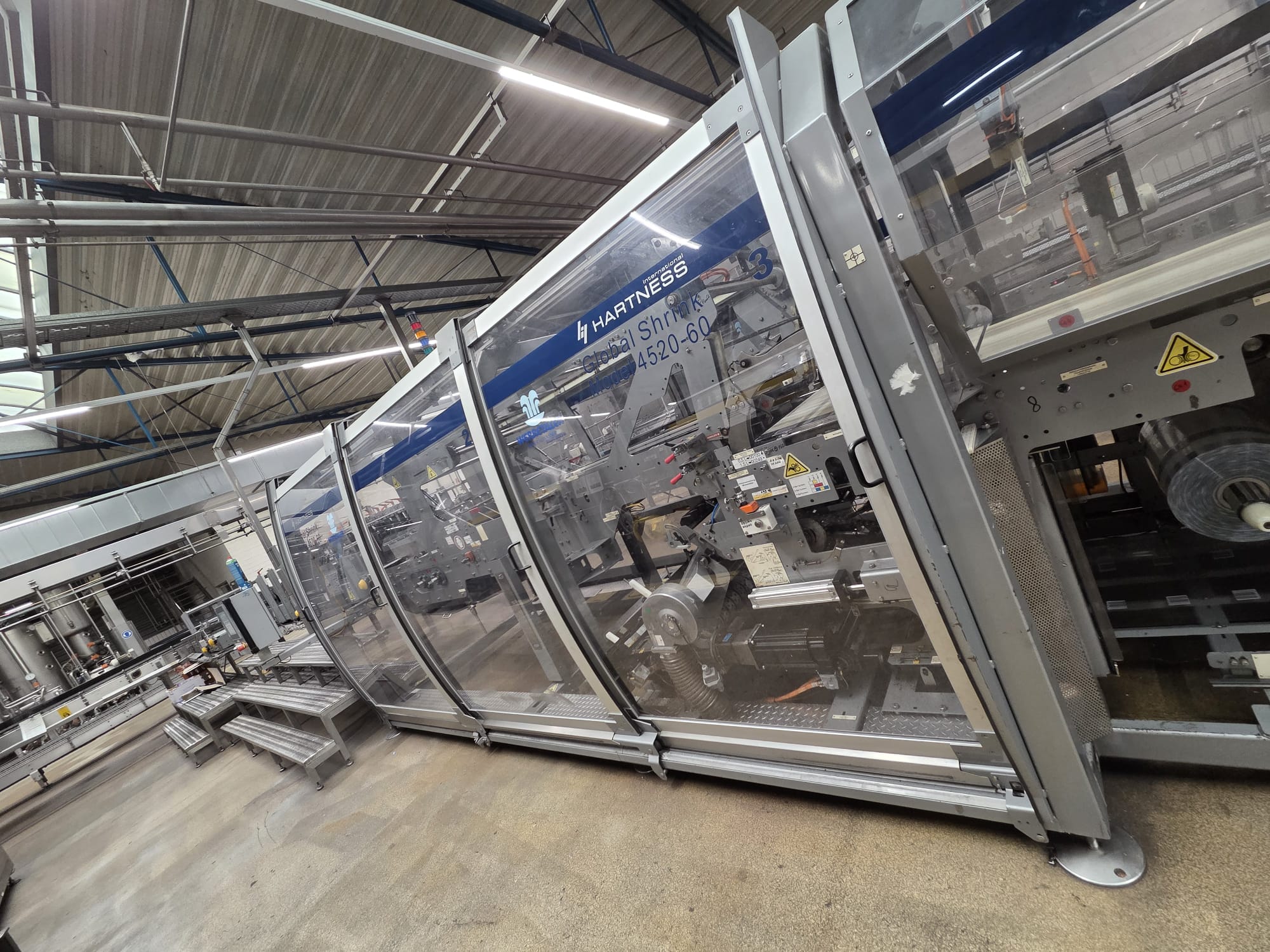 Machine de suremballage sous film rétractable Hartness Global Shrink 4520-60